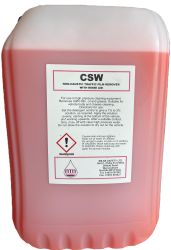 Used for high pressured cleaning equipment. It removes traffic film, oil and grease.
