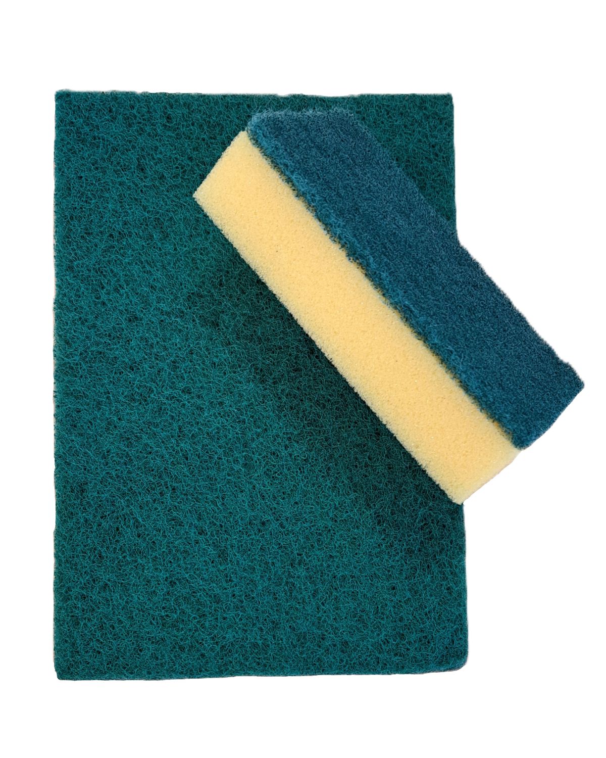 Scourer pad and sponges available from Milne Chemicals based in Wymondham