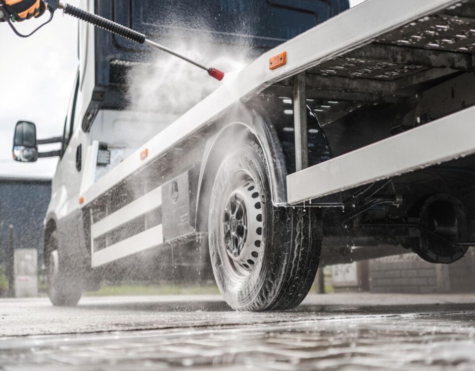 Cleaning a vehicle with superkleen